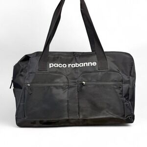 Paco Rabanne black duffle bag